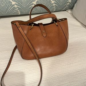 Ann Mashburn Annalisa Satchel Bag in tan